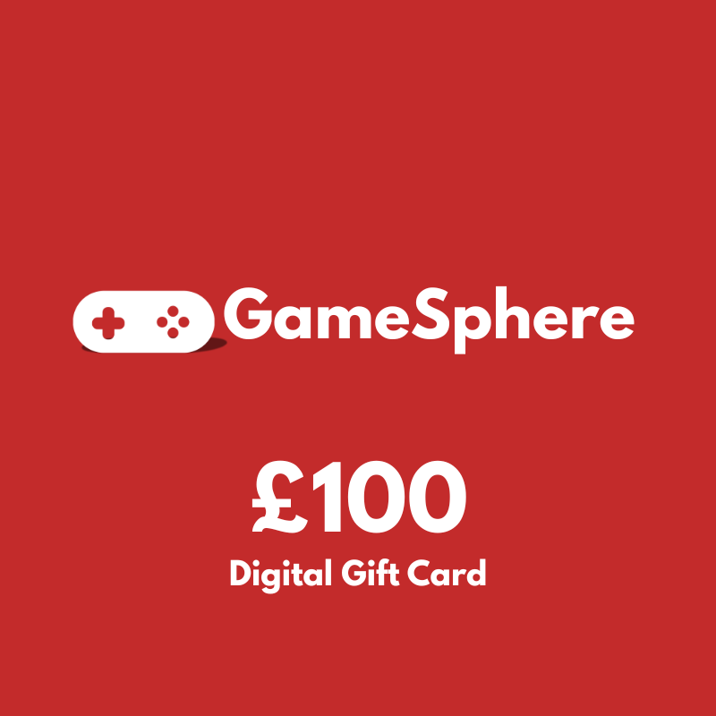 GameSphere £100 digital gift card for Nintendo, PlayStation and Xbox gaming products