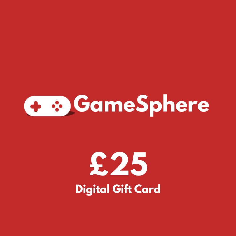 GameSphere £25 digital gift card for Nintendo, PlayStation and Xbox gaming products