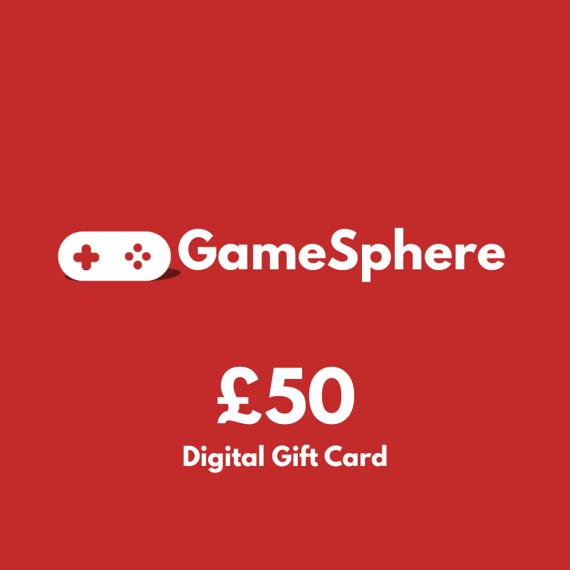 GameSphere £50 digital gift card for Nintendo, PlayStation and Xbox gaming products