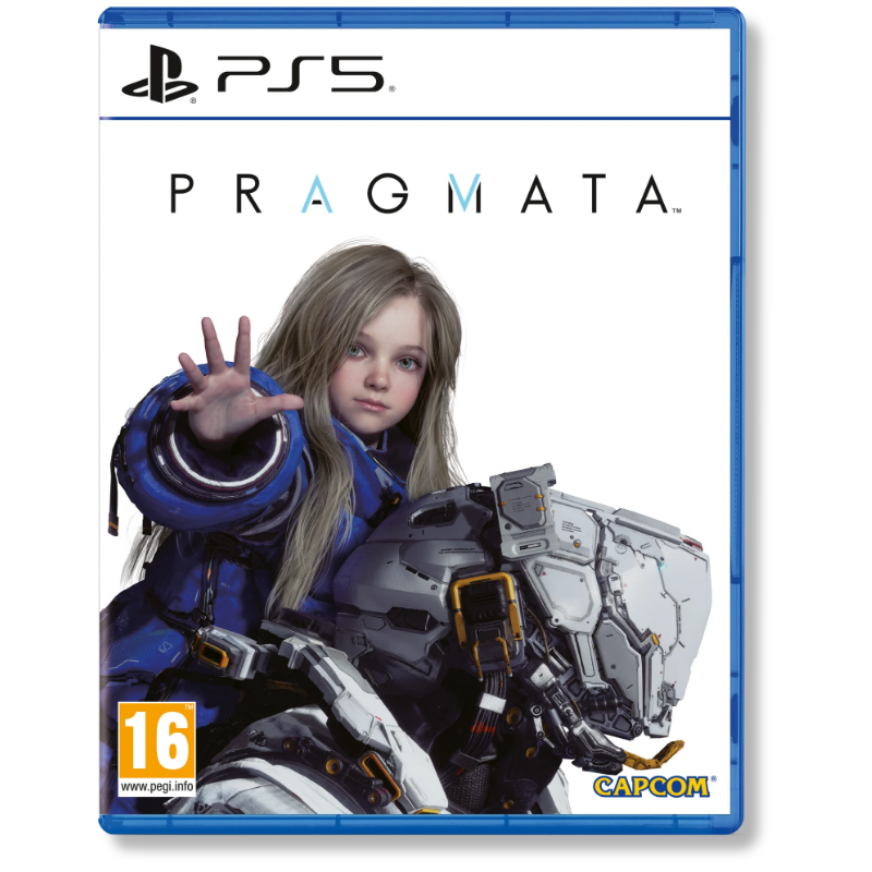 Game case for 'Pragmata' by Capcom on a PlayStation 5 platform